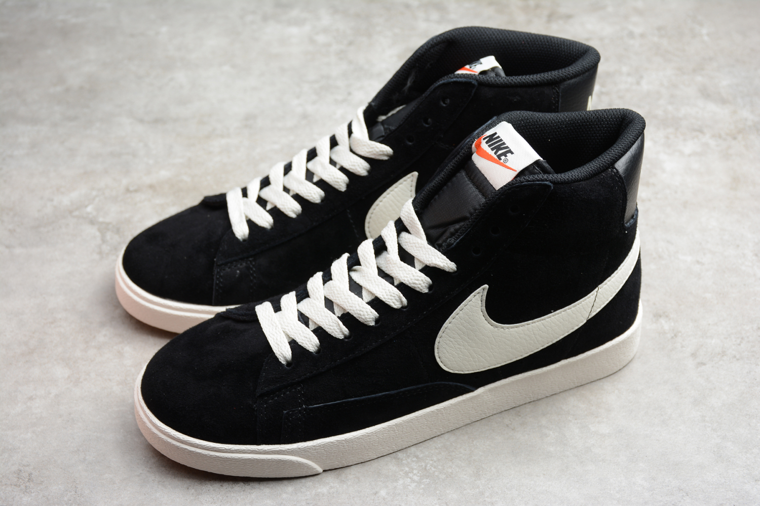 Nike Blazer Mid Vintage Suede Black (W)  AV9376-001