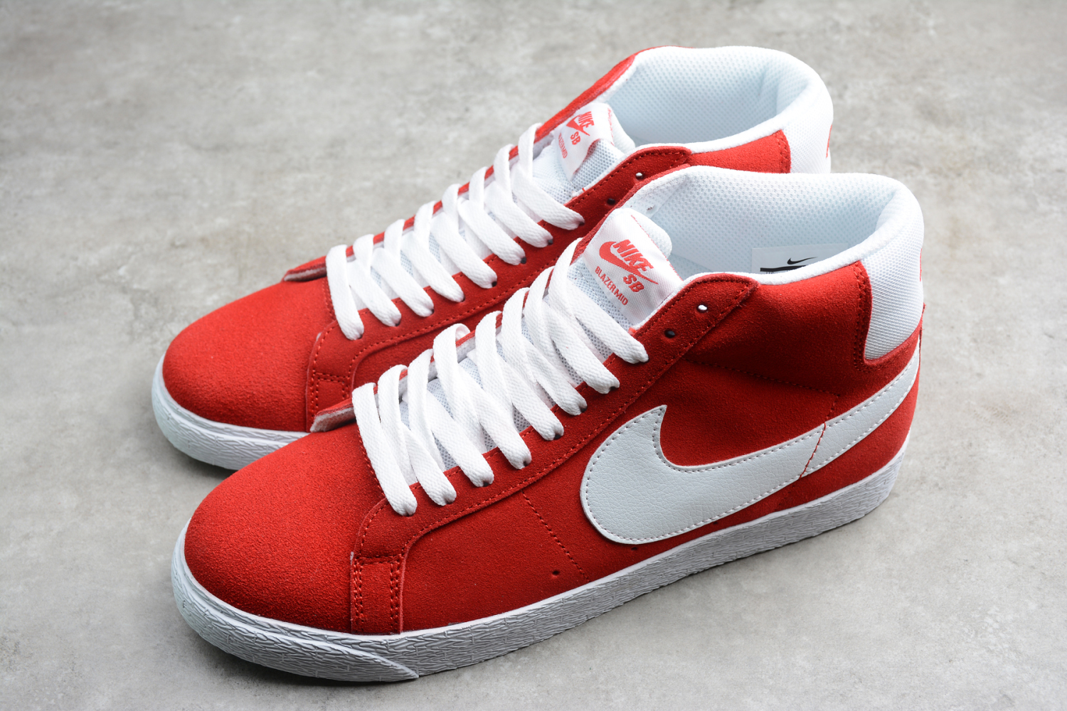 Nike SB Blazer Mid Red Suede (2017)  864349-611