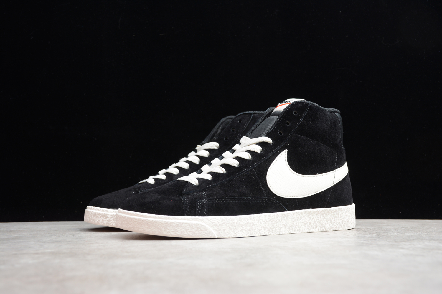 Nike Blazer Mid Vintage Suede Black (W)  AV9376-001