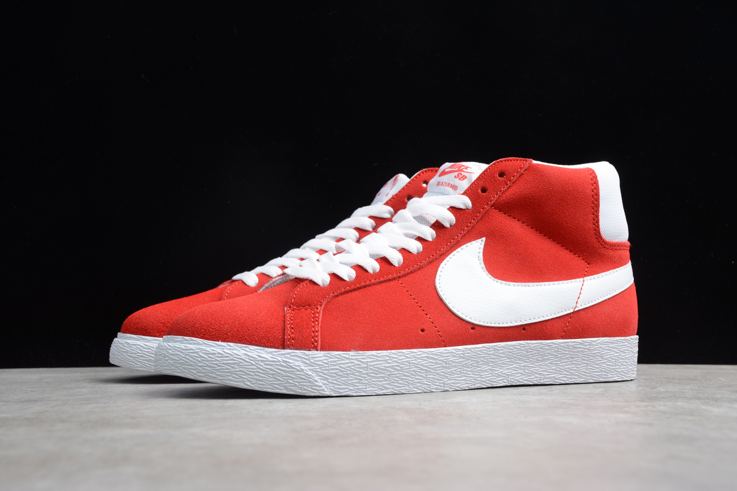 Nike SB Blazer Mid Red Suede (2017)  864349-611