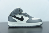 Nike Air Force 1 High'07 SU19 AF1 White Black Grey For Wholesale AQ3778-994