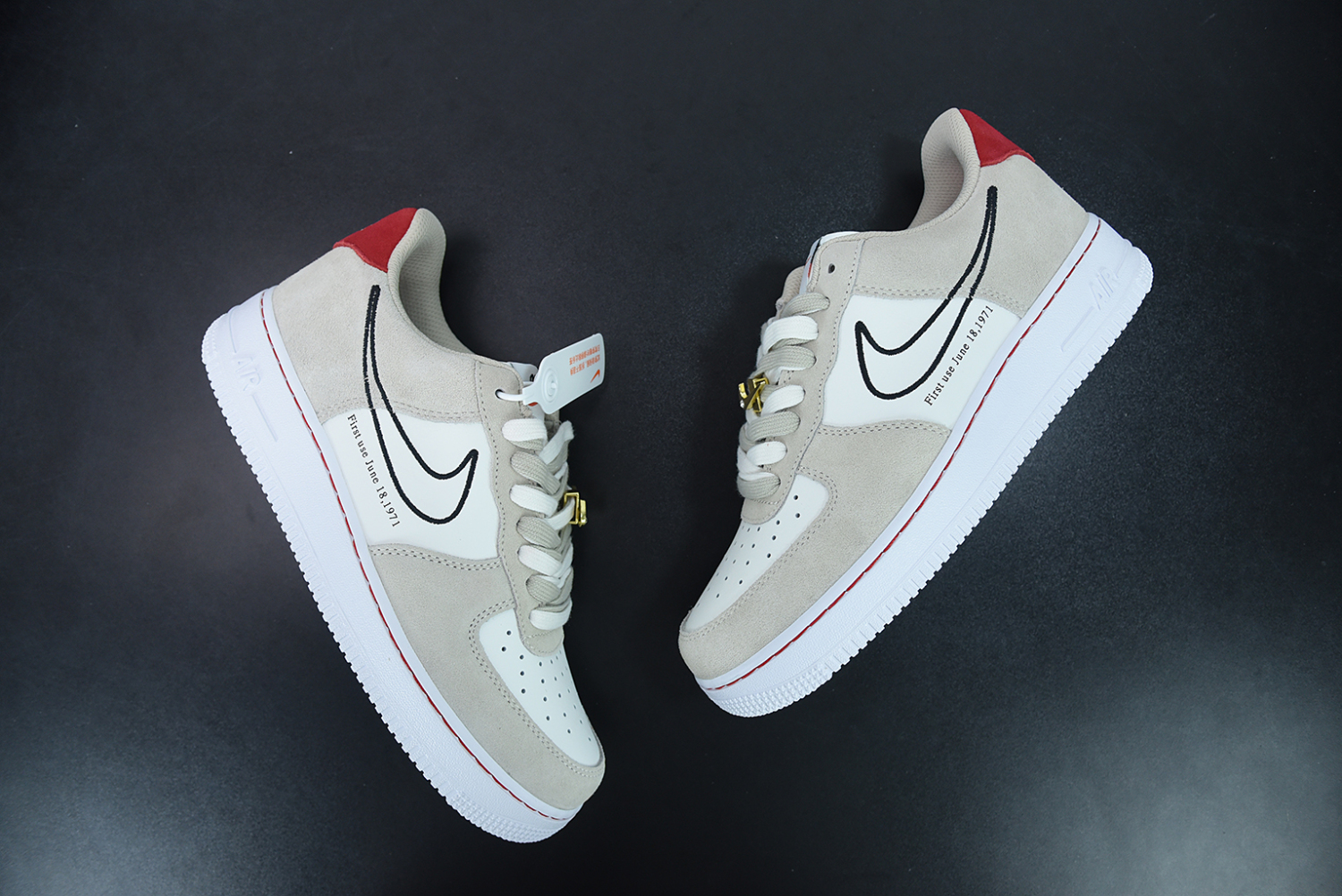 Nike Air Force 1 Low First Use Light Sail Red  DB3597-100