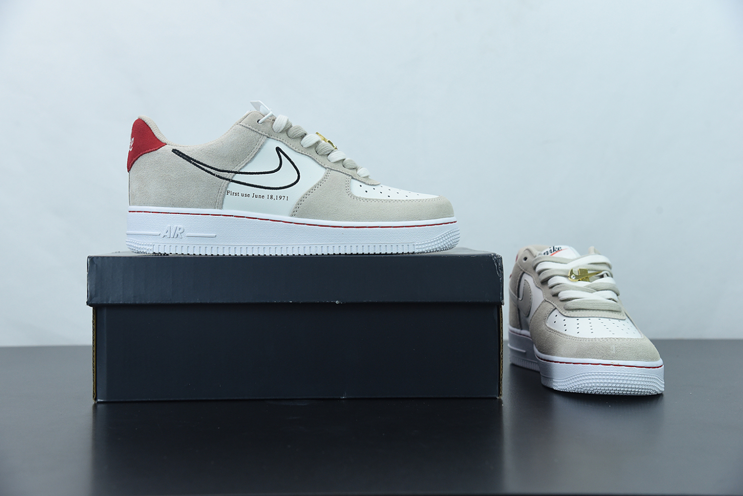 Nike Air Force 1 Low First Use Light Sail Red  DB3597-100