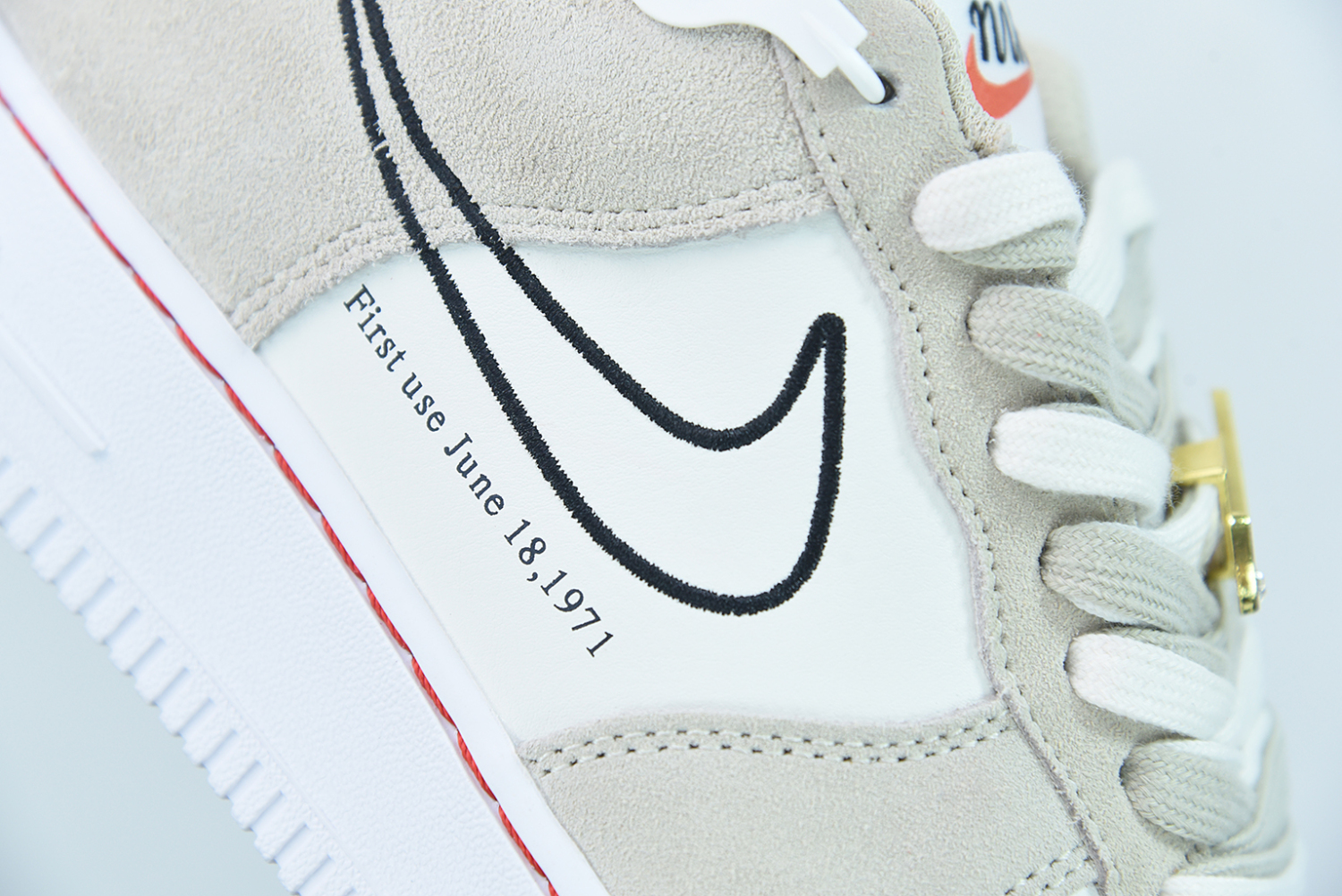 Nike Air Force 1 Low First Use Light Sail Red  DB3597-100
