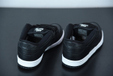 Nike SB Dunk Low Black White Running Shoes CV1727-001