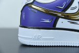 Nike Air Force 1 07 Purple Gold White CW2288-216