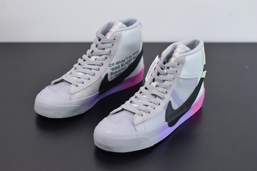 2020 New Off-White x Nike Blazer Mid “The Queen” Shoes For Sale AA3832-002