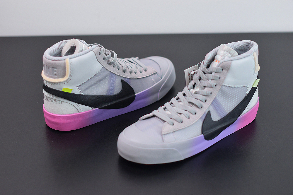 2020 New Off-White x Nike Blazer Mid “The Queen” Shoes For Sale AA3832-002
