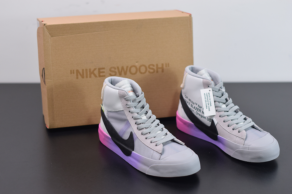 2020 New Off-White x Nike Blazer Mid “The Queen” Shoes For Sale AA3832-002