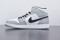 Jordan 1 Mid Light Smoke Grey  554724-092