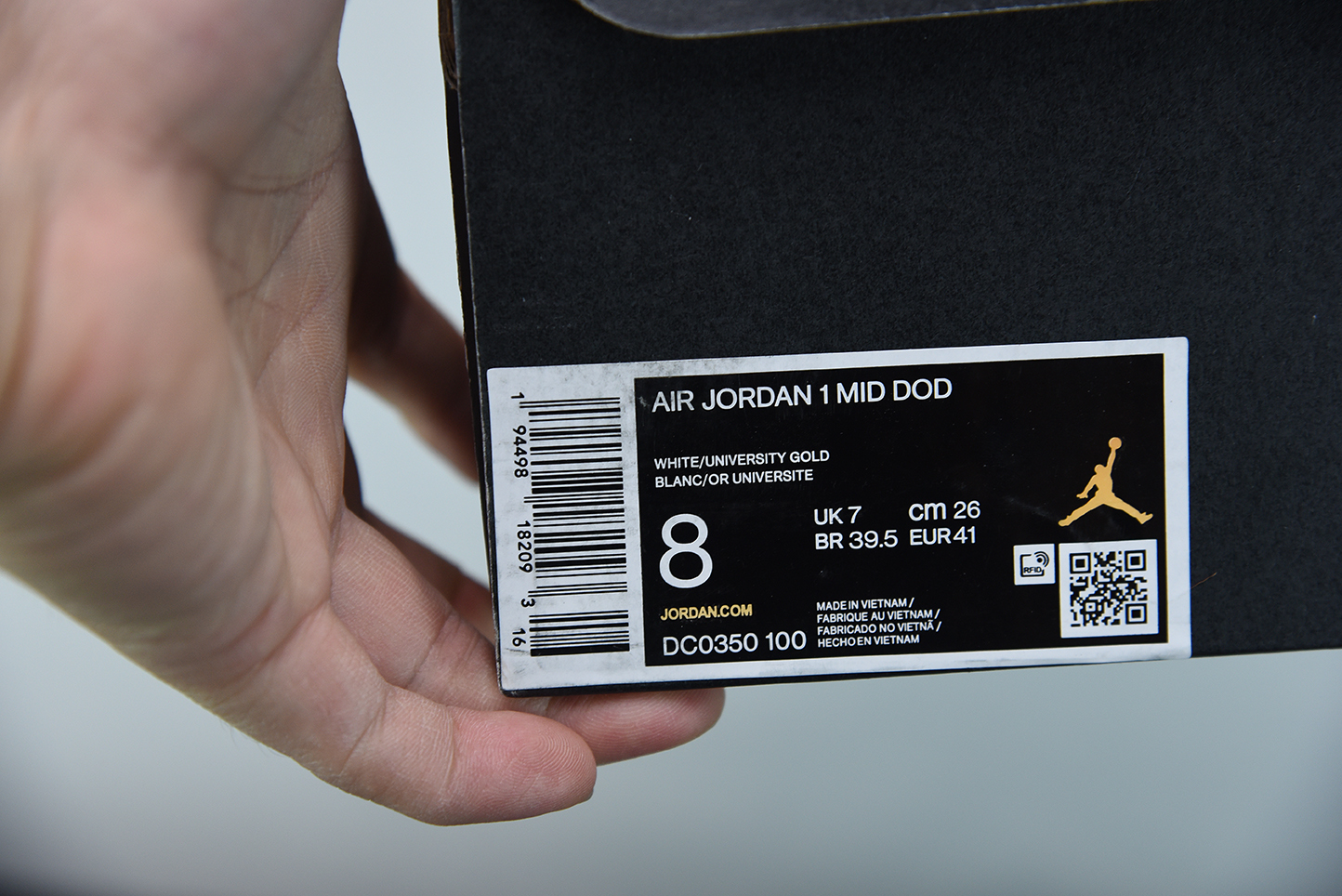 Jordan 1 Mid Dia de los Muertos DC0350-100