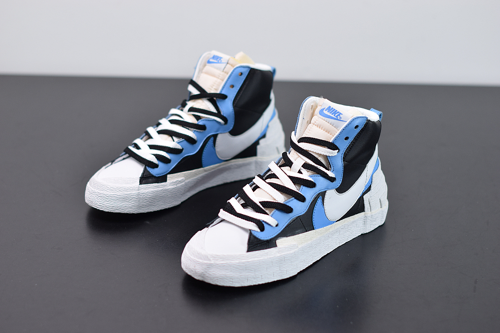 Nike Blazer Mid sacai White Black Legend Blue BV0072-001