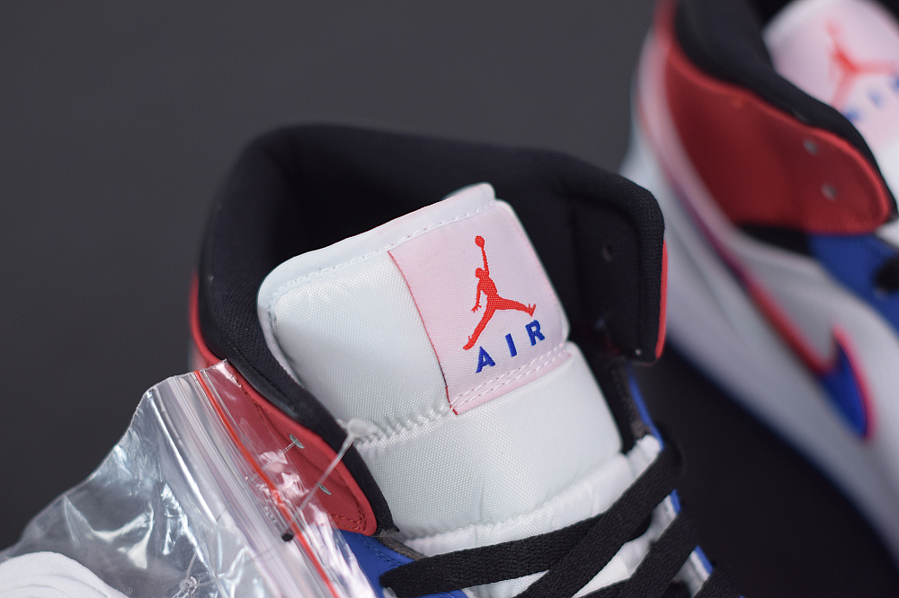 Jordan 1 Mid Multi-Color Swoosh  852542-146