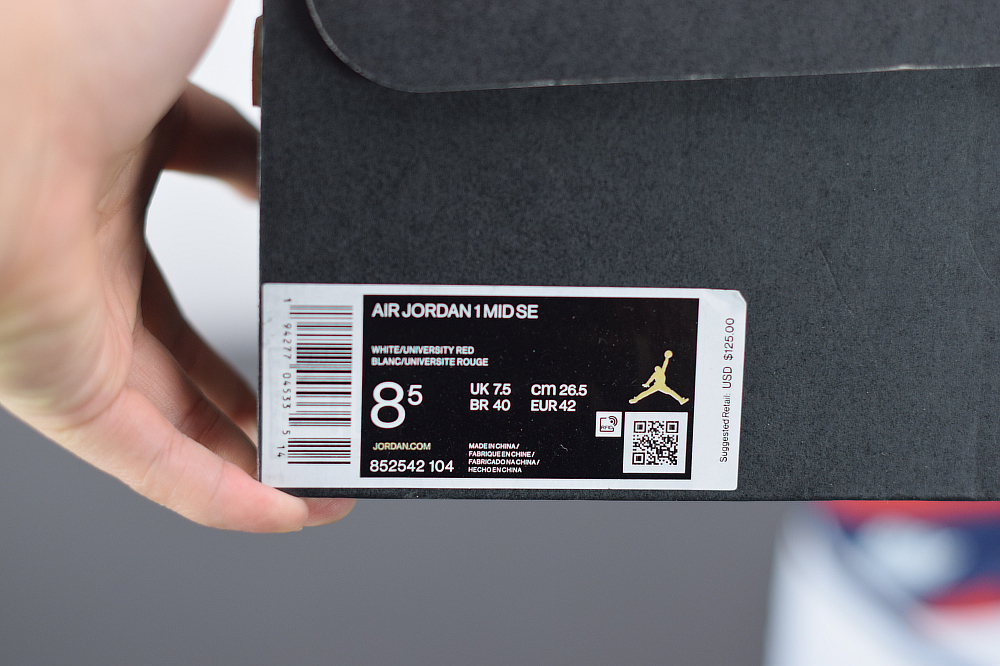 Jordan 1 Mid SE USA 852542-104