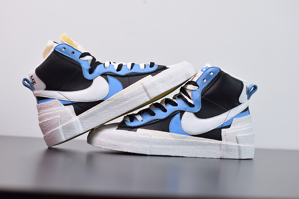 Nike Blazer Mid sacai White Black Legend Blue BV0072-001