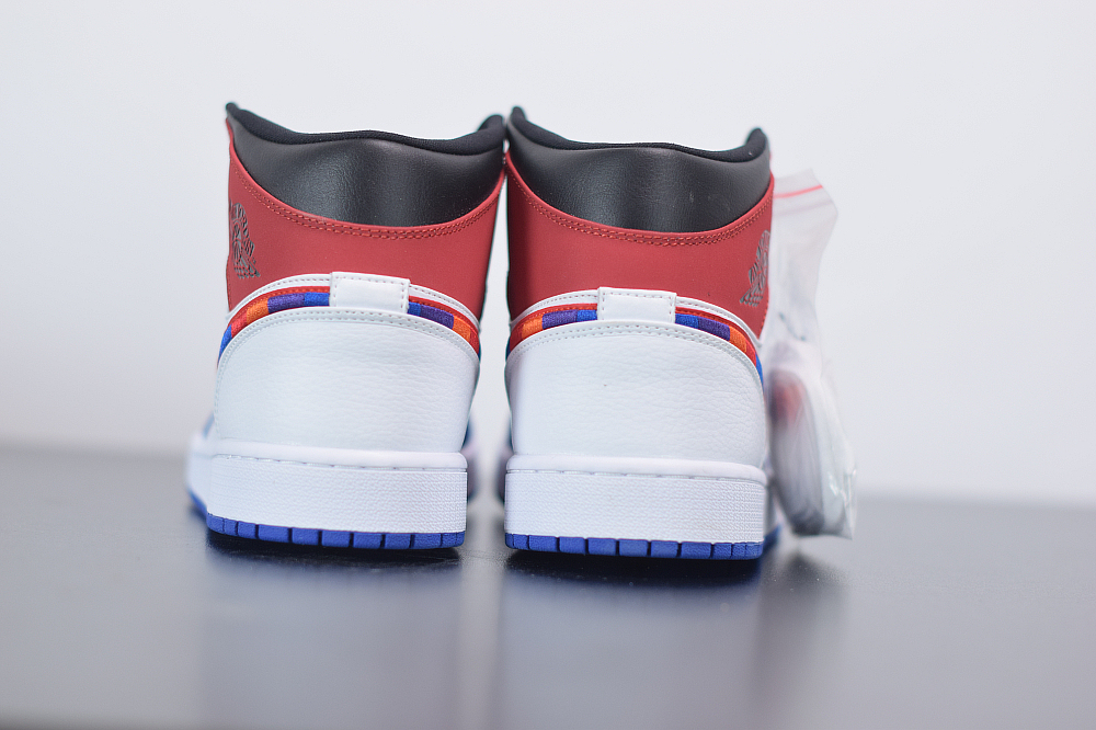 Jordan 1 Mid Multi-Color Swoosh  852542-146