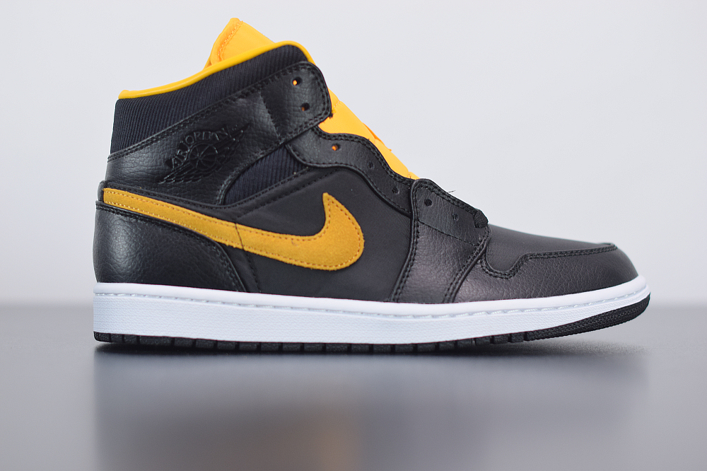 Jordan 1 Mid Black University Gold CI9352-001