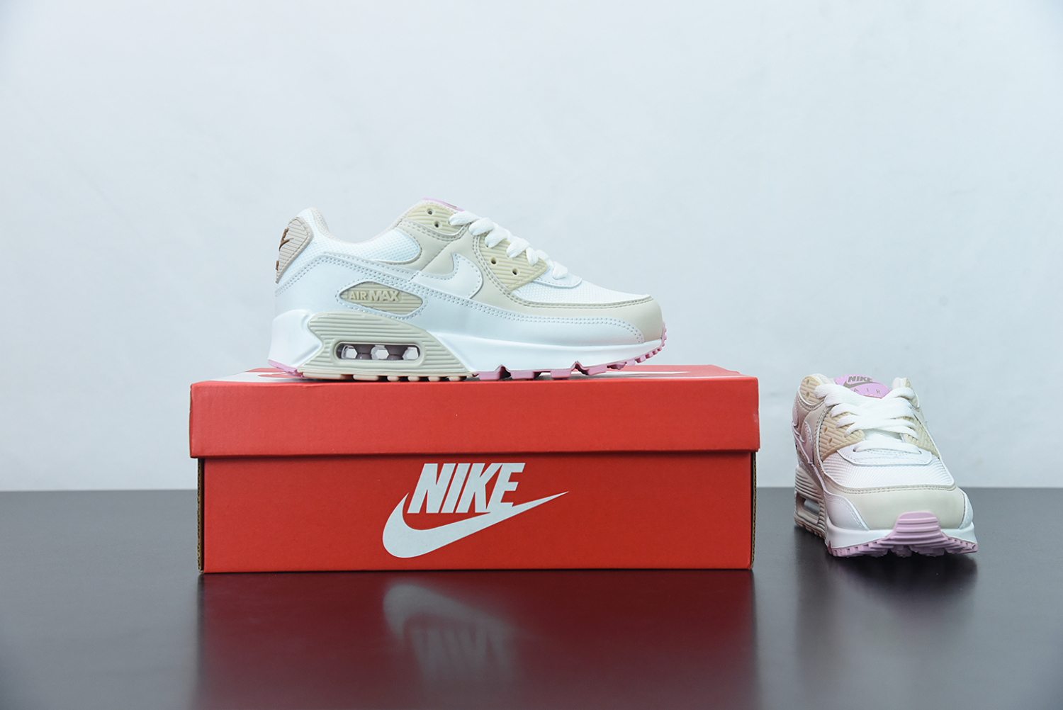 Nike Air Max 90 Summit White Light Orewood Brown (W)CT1873-100