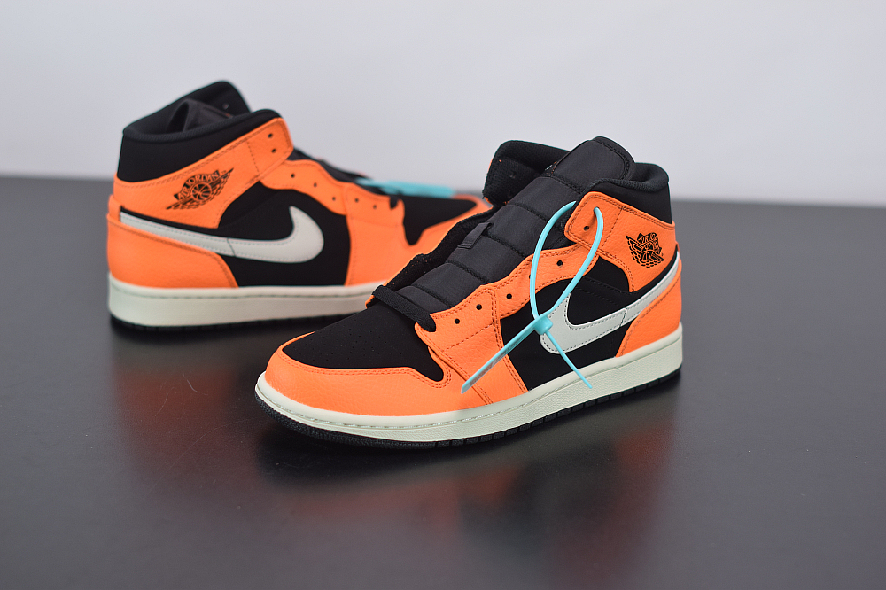Jordan 1 Mid Black Cone 554724-062