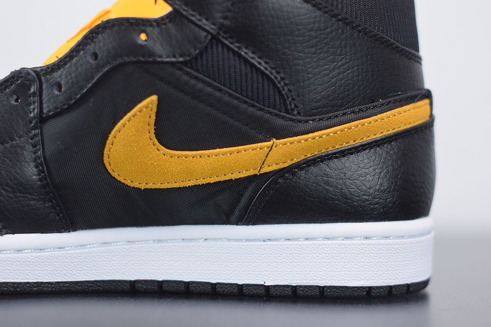 Jordan 1 Mid Black University Gold CI9352-001
