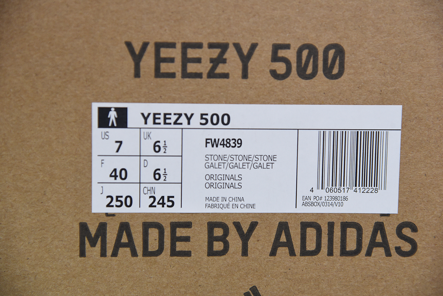 adidas Yeezy 500 Stone FW4839
