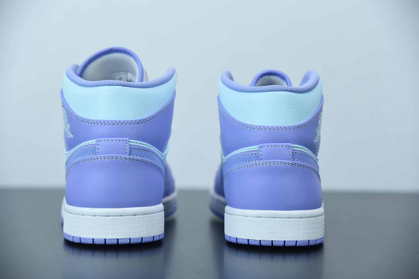 Jordan 1 Mid Purple Aqua (GS)  554725-500