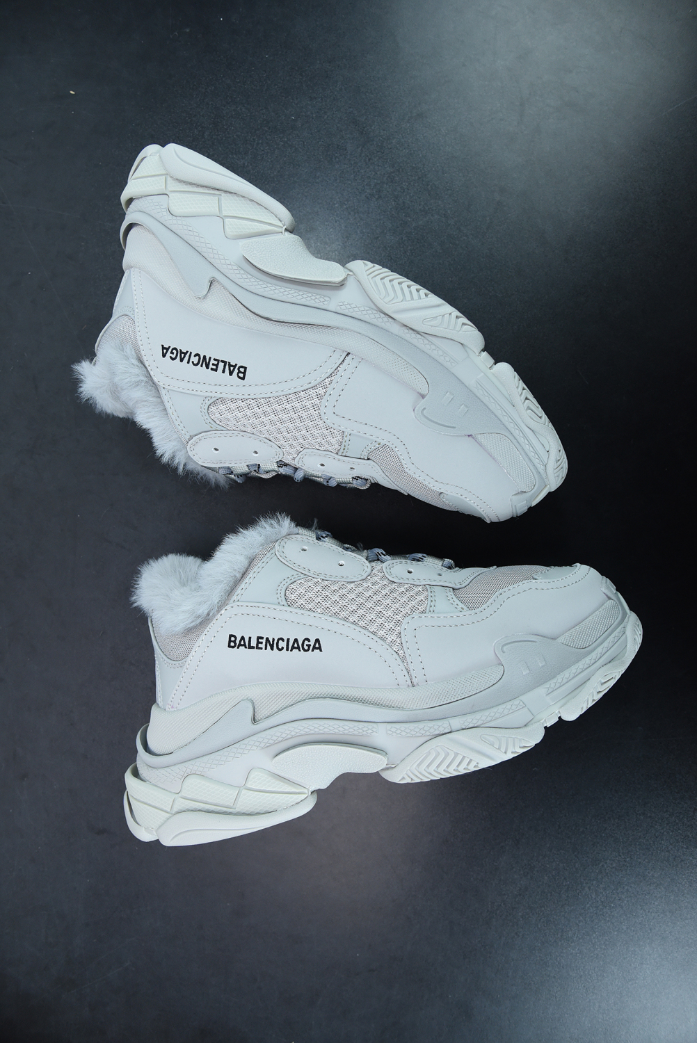Bal**ci*ga Triple S Clear Sole Sneaker 668562-W3CQ5-1210