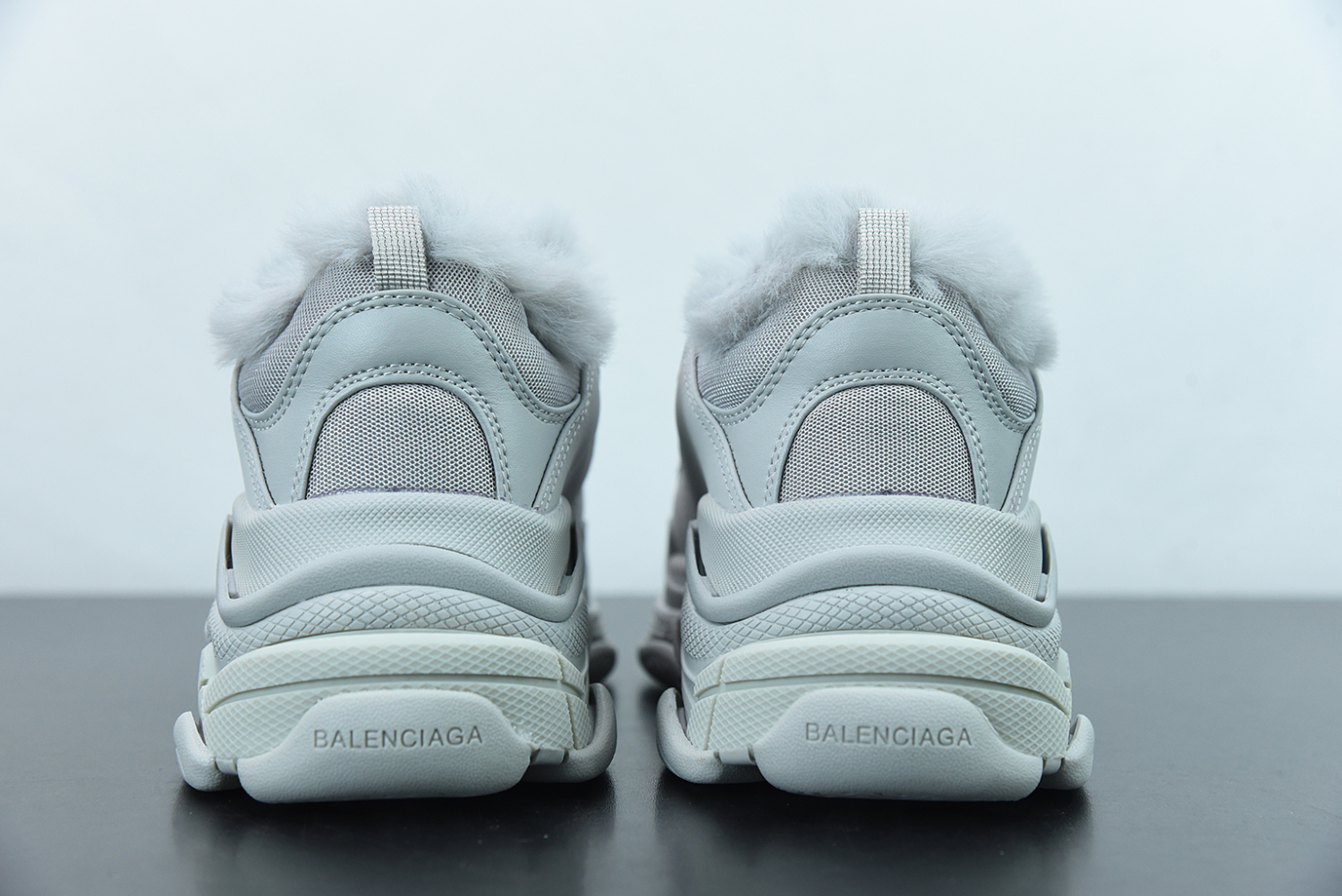 Bal**ci*ga Triple S Clear Sole Sneaker 668562-W3CQ5-1210
