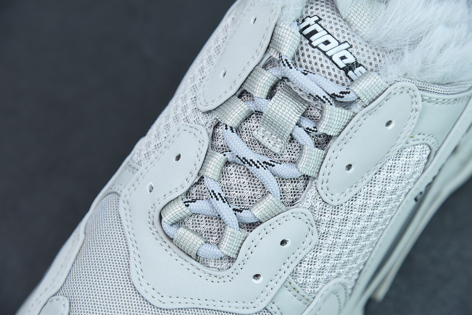 Bal**ci*ga Triple S Clear Sole Sneaker 668562-W3CQ5-1210