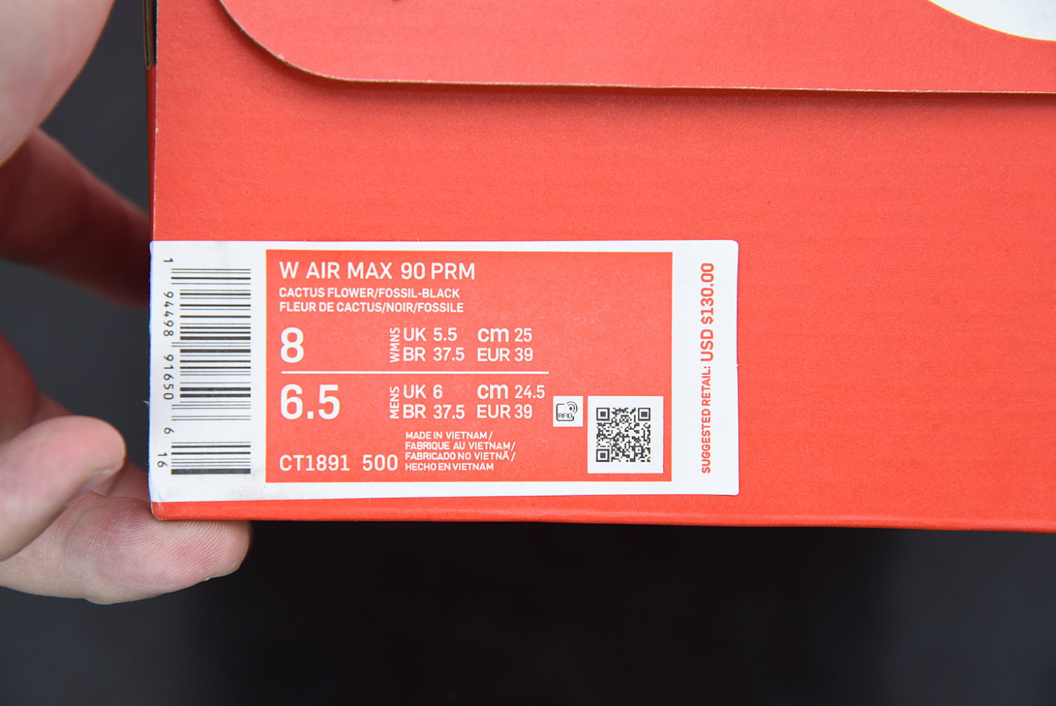 Nike Air Max 90 Cactus Flower Dark Beetroot (W) CT1891-500