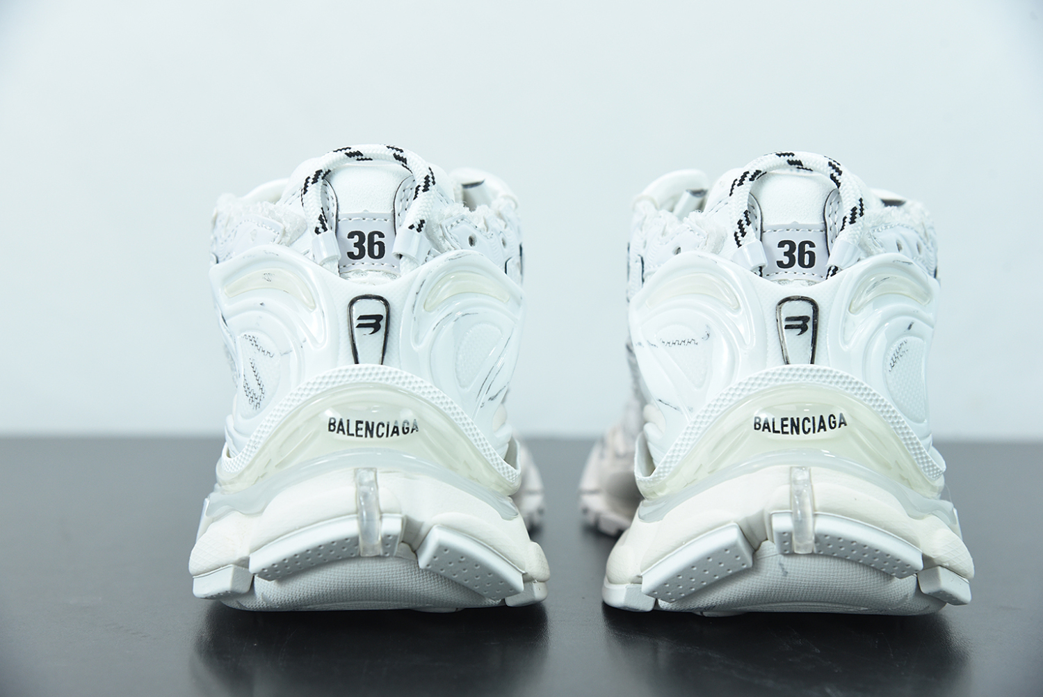 Bal**ciaga Runner White White (W) 677402-W3RA9-9000