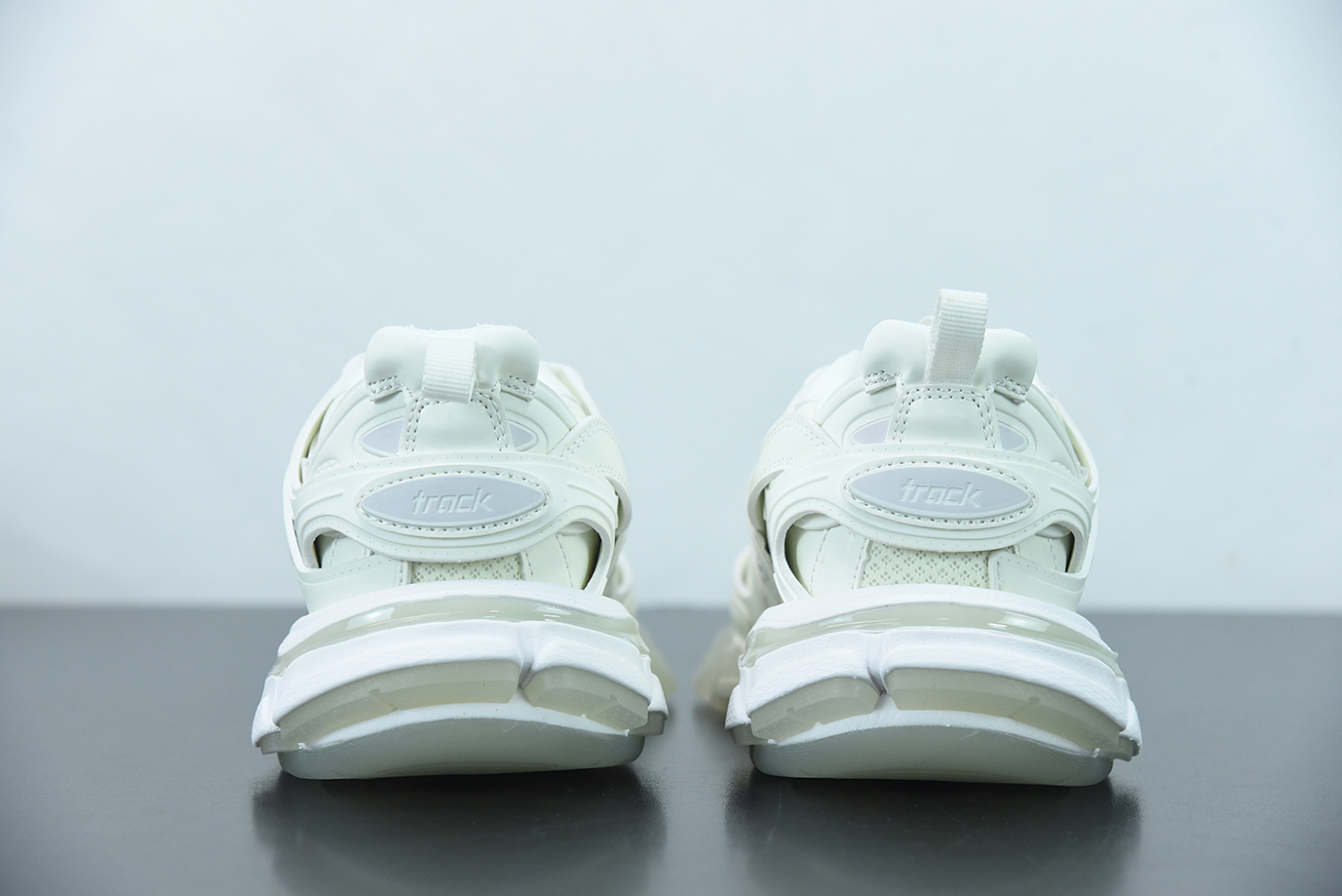Bal**ci*ga Track Led Trainers 3.0 Light Grey White ECBA8008038