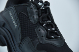 Bal**ciaga Triple S Sneakers Dadshoe black  ECBA700336A