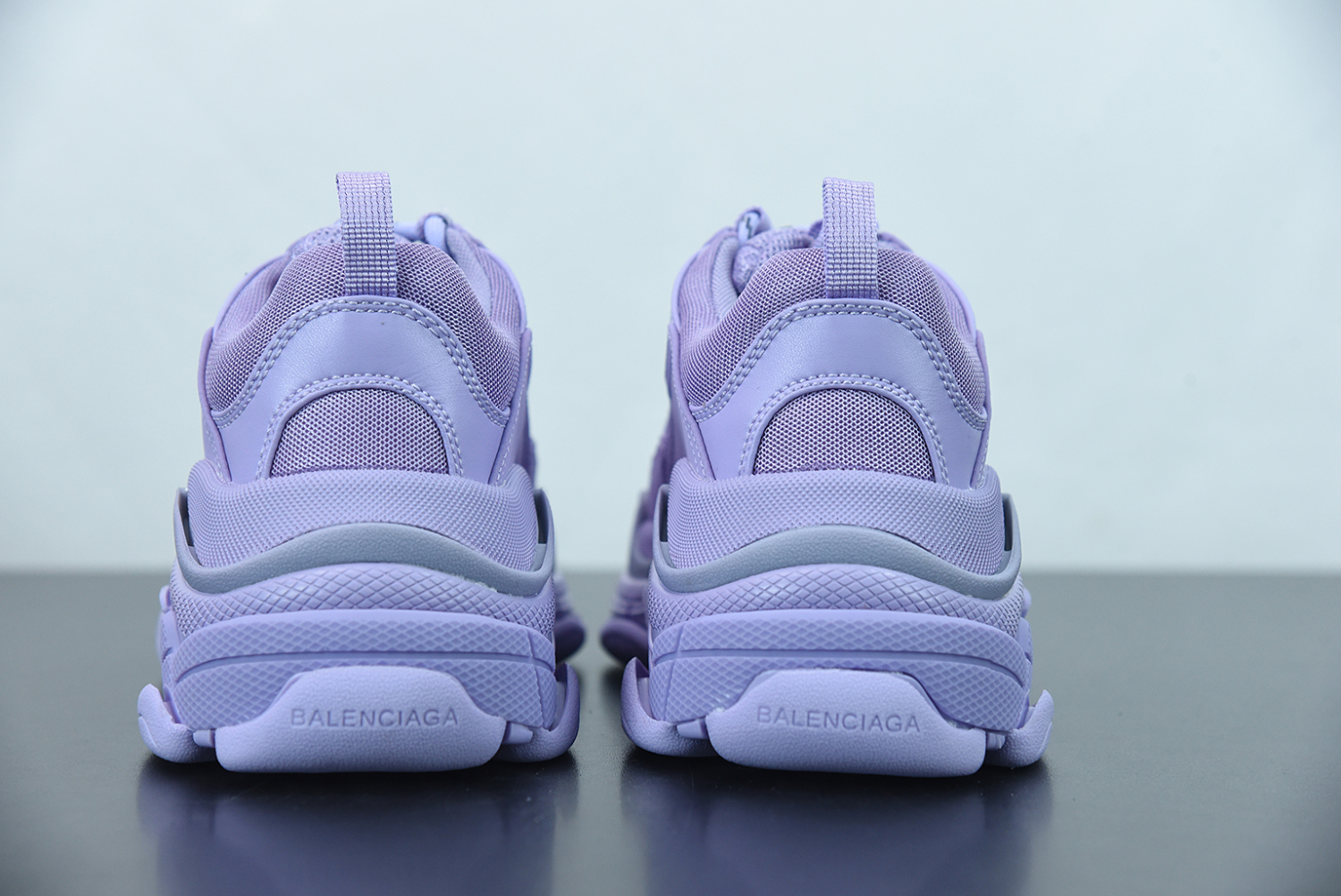 Bal**ci*ga Triple S Clear Sold Purple  524039 W73B0 9590