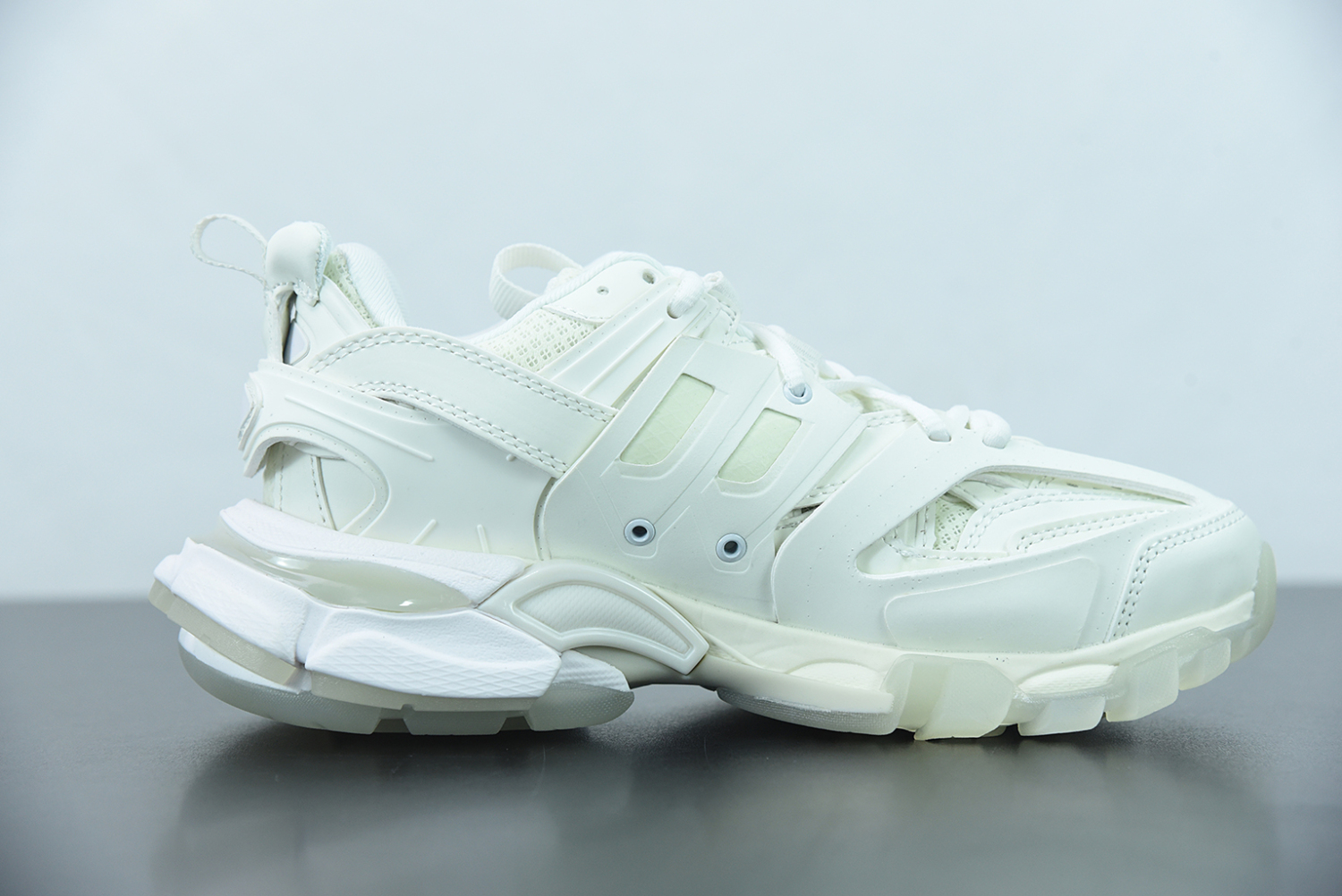Bal**ci*ga Track Led Trainers 3.0 Light Grey White ECBA8008038