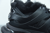 Bal**ci*ga Track Sneaker 'Black' Plush Black  668555-W6FS1-1520