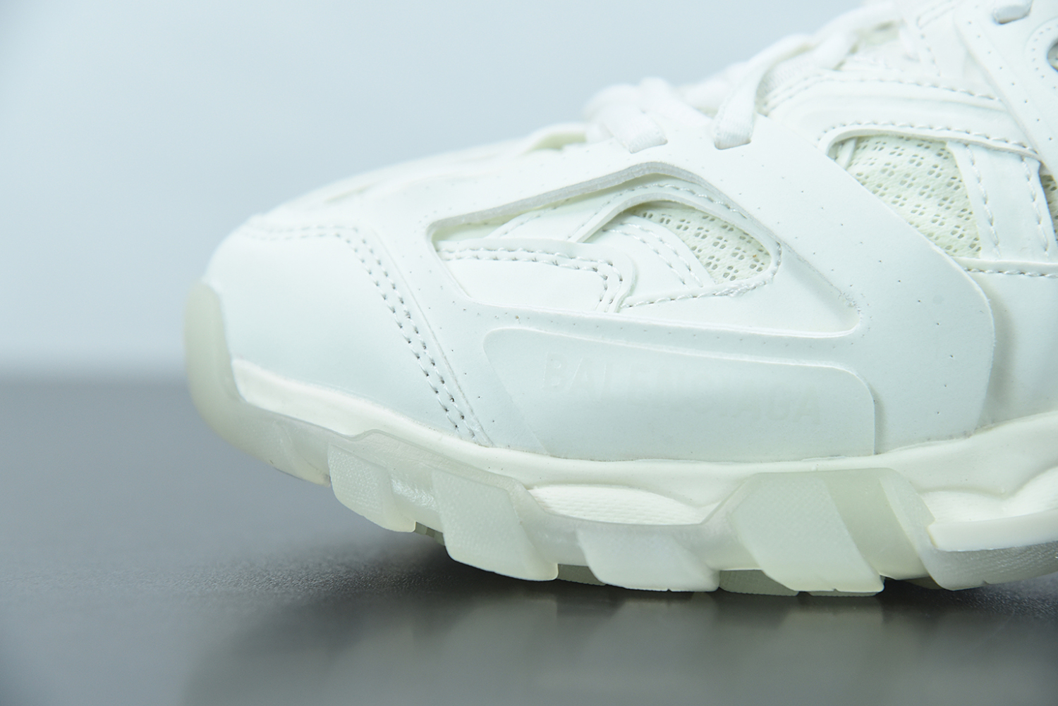 Bal**ci*ga Track Led Trainers 3.0 Light Grey White ECBA8008038