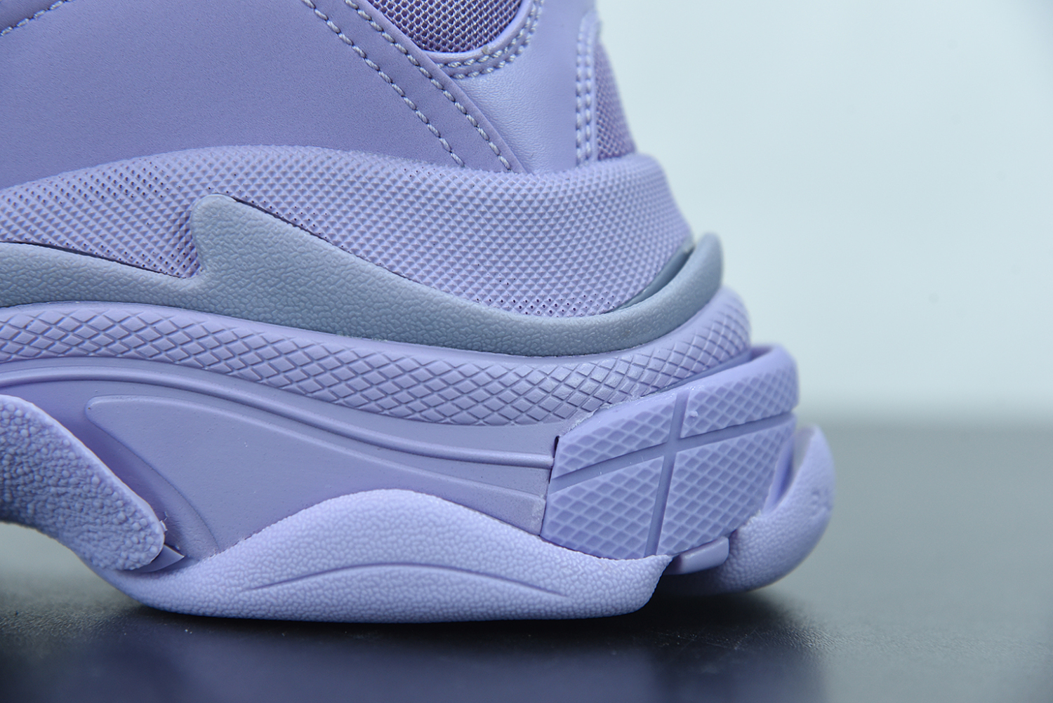 Bal**ci*ga Triple S Clear Sold Purple  524039 W73B0 9590