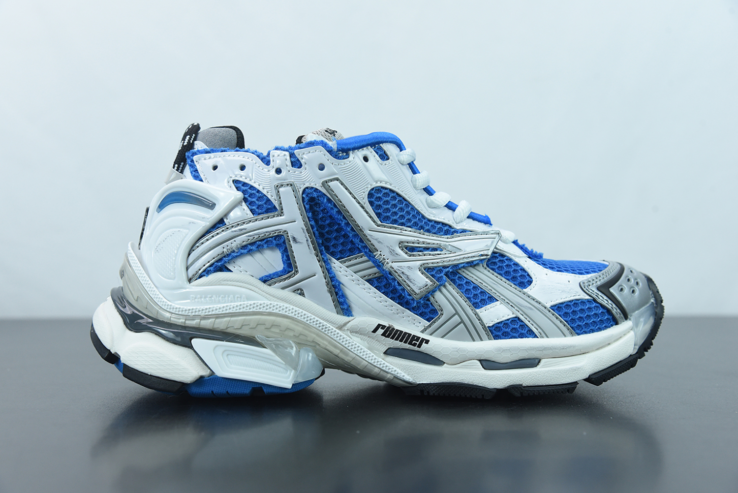 Bal**ci*ga Runner Blue White (W) 677402-W3RB3-4912