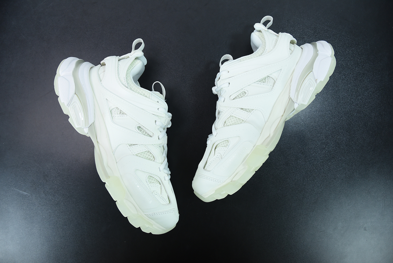 Bal**ci*ga Track Led Trainers 3.0 Light Grey White ECBA8008038