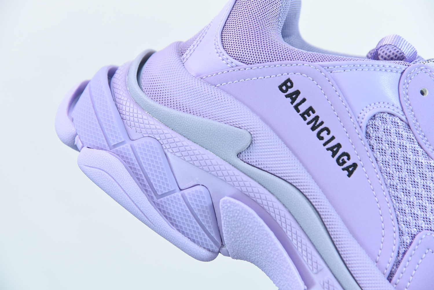 Bal**ci*ga Triple S Clear Sold Purple  524039 W73B0 9590
