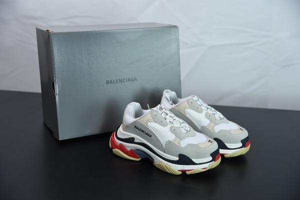 Bal**ciaga GZ version sneakers Dadshoe white-red   ECBA700336A
