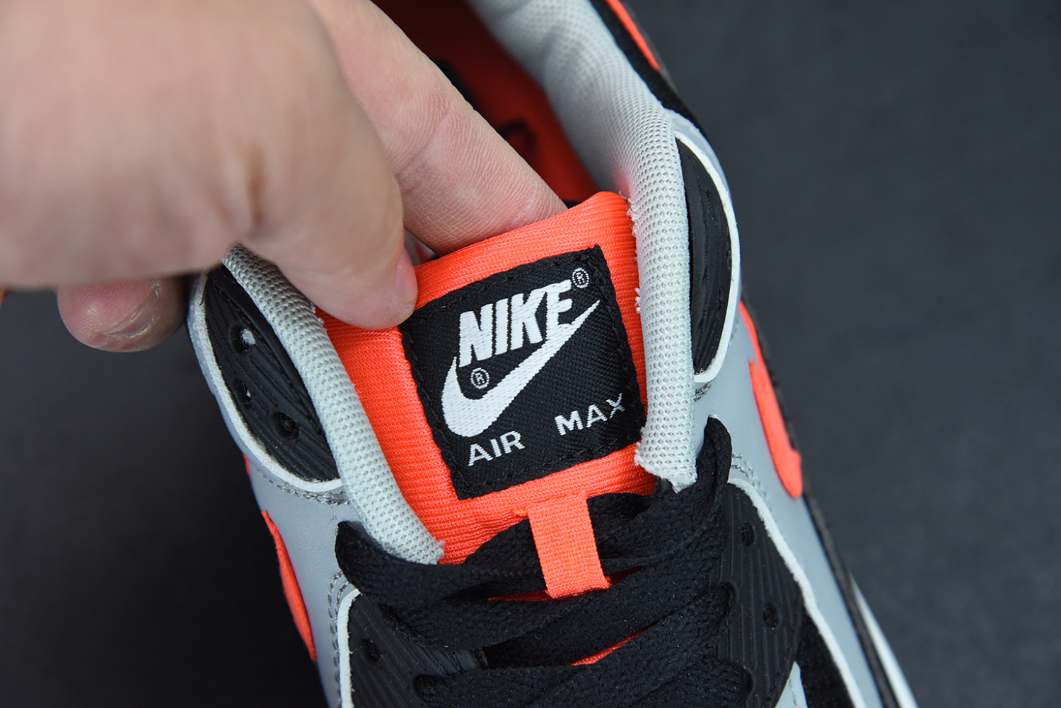 Nike Air Max 90 Black Radiant Red Wolf Grey CZ4222-001