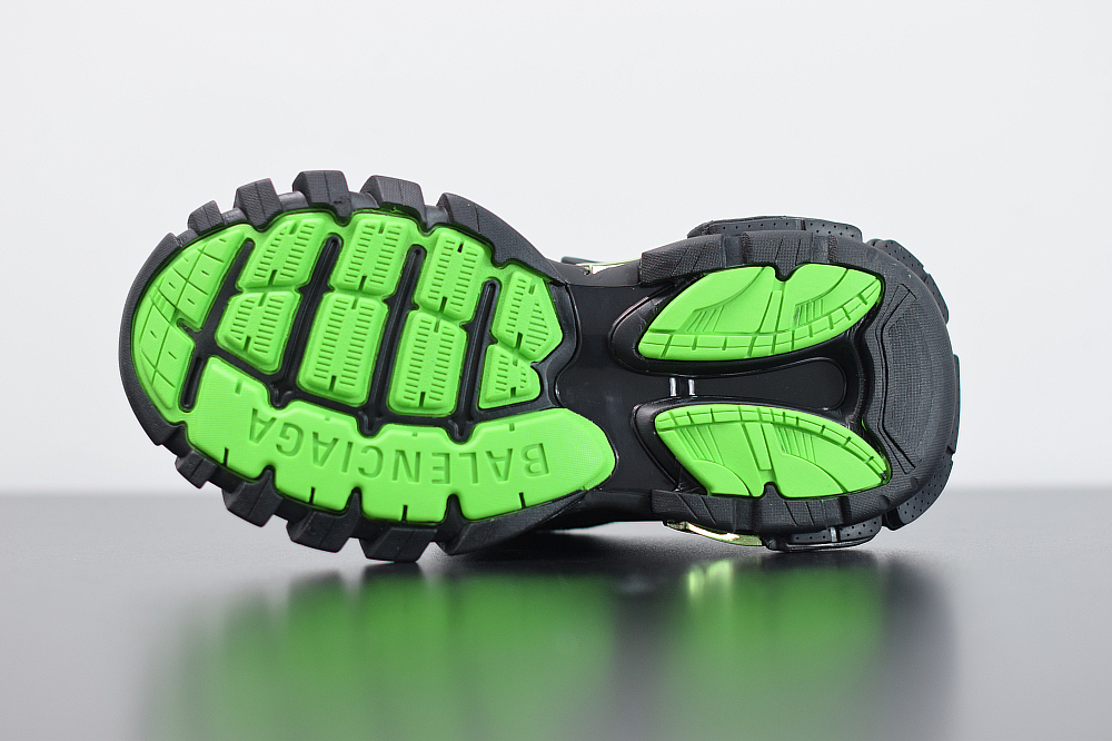 Bal**ci*ga  Track.2 sneakers black and green ECBL987929A
