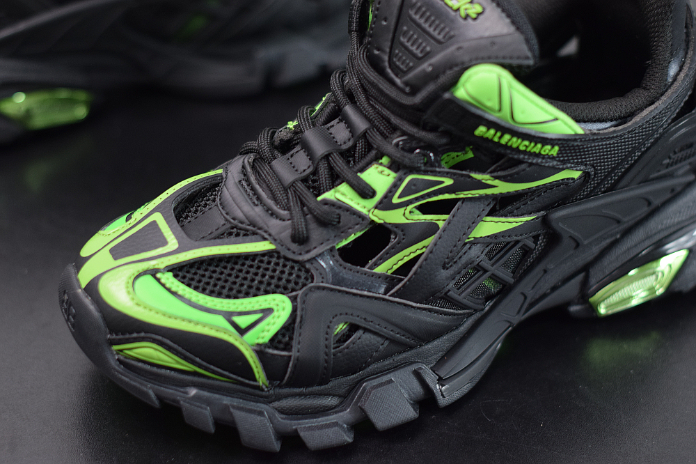 Bal**ci*ga  Track.2 sneakers black and green ECBL987929A