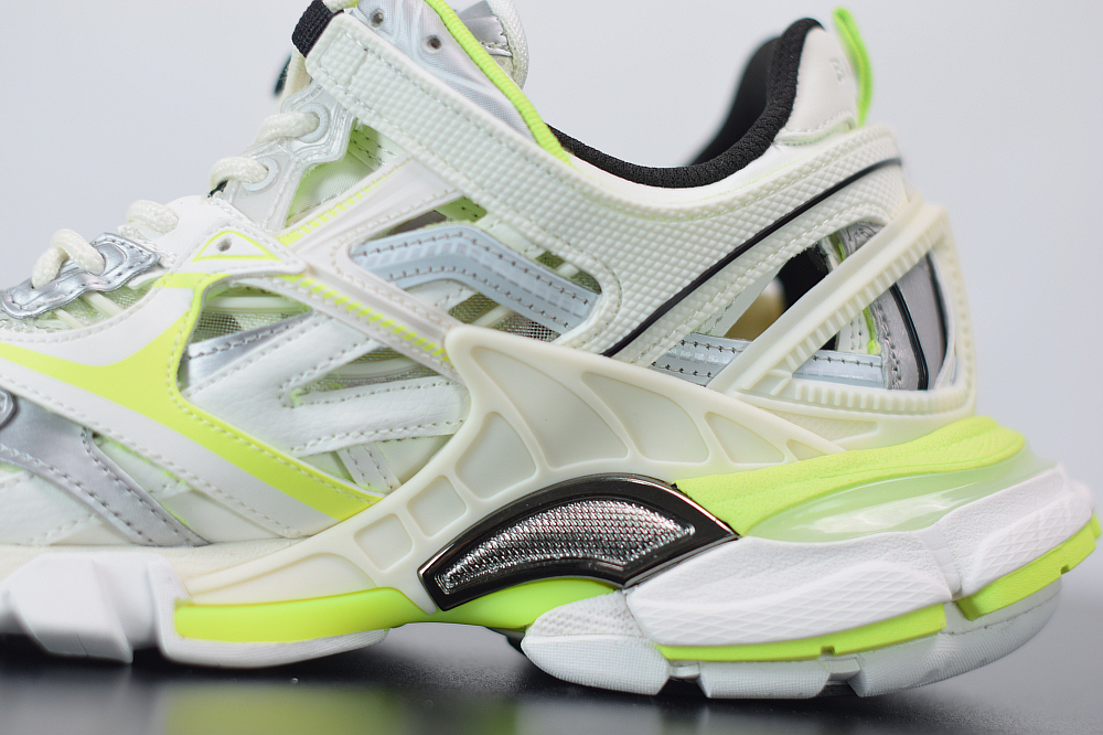 Bal**ci*ga Track.2 sneakers white fluorescent green  ECBA8238021