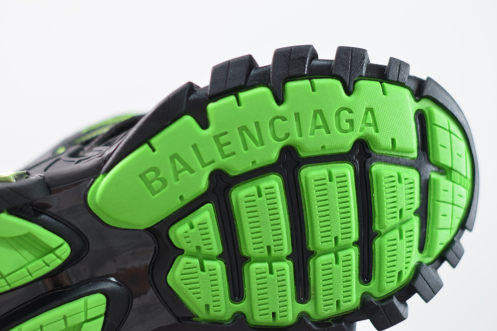 Bal**ci*ga  Track.2 sneakers black and green ECBL987929A