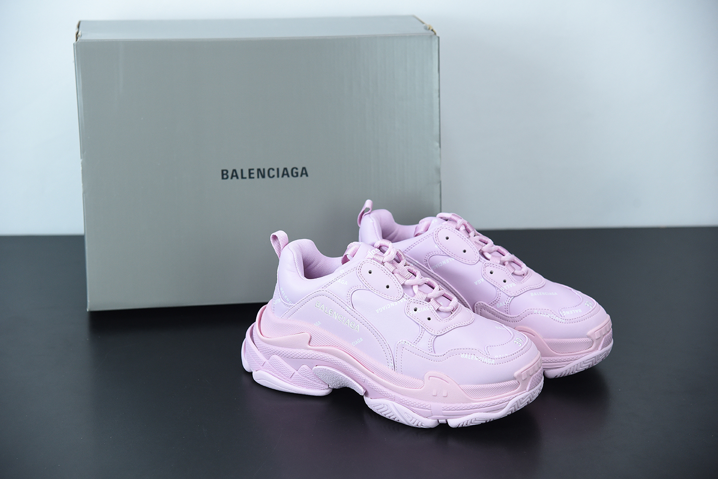 Bal**ci*ga TRIPLE S Sneakers - Pink ECBL001044E