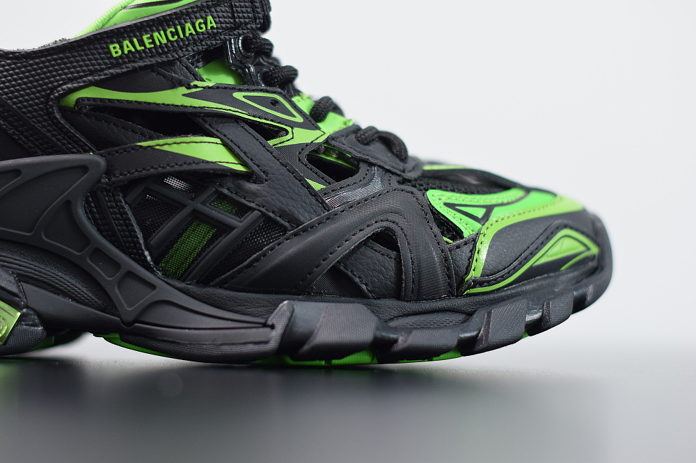 Bal**ci*ga  Track.2 sneakers black and green ECBL987929A