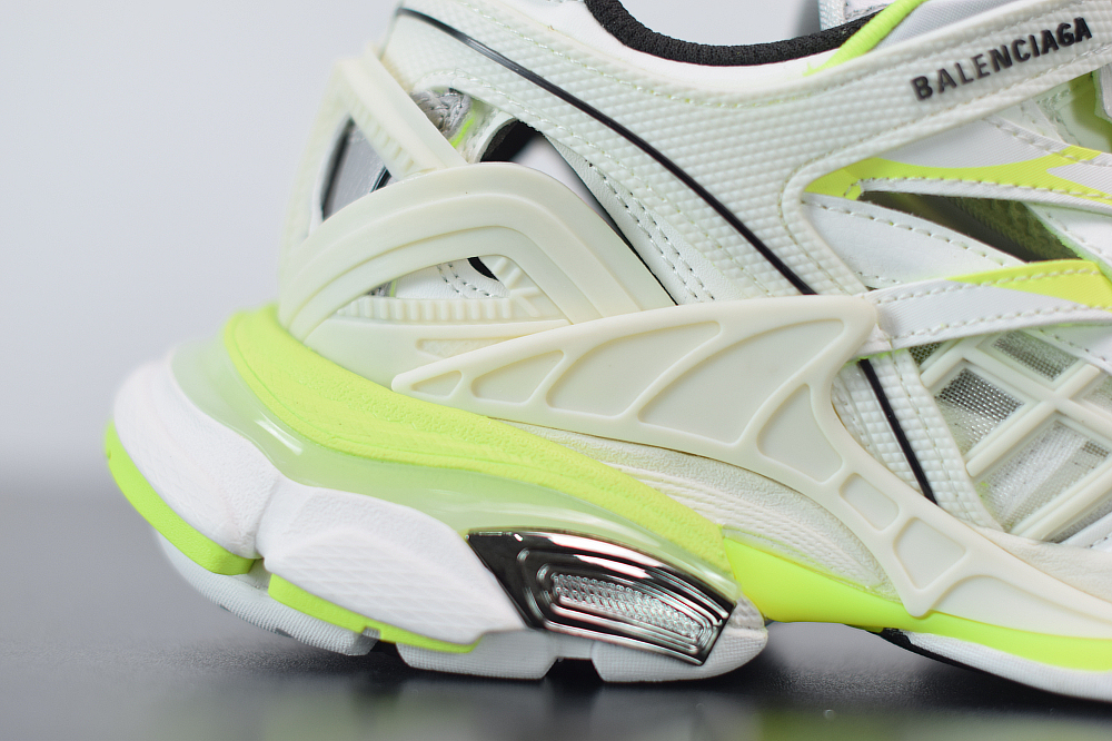 Bal**ci*ga Track.2 sneakers white fluorescent green  ECBA8238021